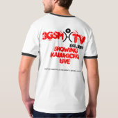 腕時計のkabukichoのlive@ 3gsmのbigjoke TV Tシャツ (裏面フル)
