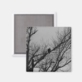 腕時計を取っている男性 マグネット (正面/裏面)