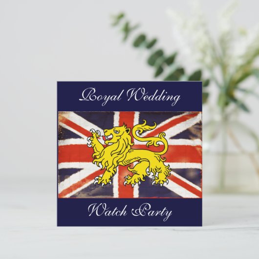 腕時計ハリーおよびMeghanは結び目の王室のな結婚式を結びます 招待状 (スタンド正面)