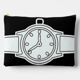 腕時計ブラック アクセサリーポーチ