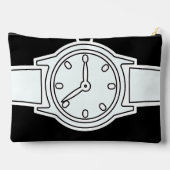 腕時計ブラック アクセサリーポーチ (裏面)