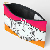 腕時計レインボー アクセサリーポーチ (見開き)