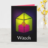 腕時計 カード (黄色い花)