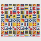 腕木信号機の旗 ラッピングペーパー (フラット)