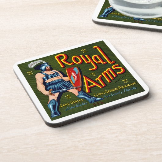 腕王室の コースター (左側)