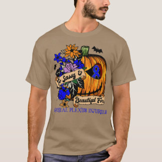 腕神経叢の傷害認識度レトロハロウィーン Tシャツ