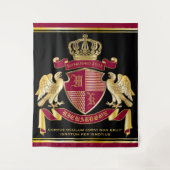 腕章を赤い金ゴールド タペストリー (正面)