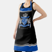 腕章を青い銀色の獅子の紋章にする エプロン (インサイチュ)