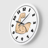 腕筋時計 ラージ壁時計 (傾斜)