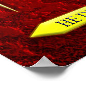 腕紋及び盾の鍛冶家コート ポスター (角)