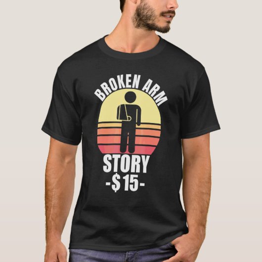 腕骨折ストーリー 腹の骨折 2 Tシャツ (正面)