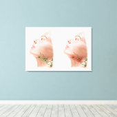 腫れたリンパ節の解剖学 キャンバスプリント (インサイチュ (ウッドフロア))