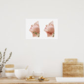 腫れたリンパ節の解剖学 ポスター (キッチン)