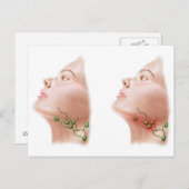 腫れたリンパ節の解剖学 ポストカード (正面/裏面)