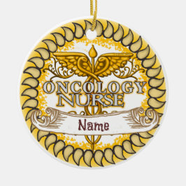 腫瘍学ファンシーナース セラミックオーナメント