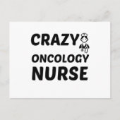 腫瘍学熱狂するナース シーズンポストカード (正面)