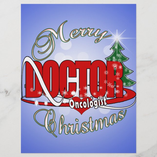 腫瘍学者の医者メリークリスマス (正面)