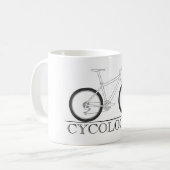 腫瘍学者コーヒーマグ コーヒーマグカップ (正面左)