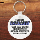 腫瘍学者ジョーク…優れた知性 キーホルダー (正面)