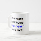 腫瘍学者素晴らしは コーヒーマグカップ (正面左)