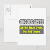 腫瘍学者…頭が切れる. ポストカード (正面/裏面)