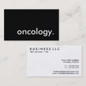 腫瘍学 名刺 (正面/裏面)