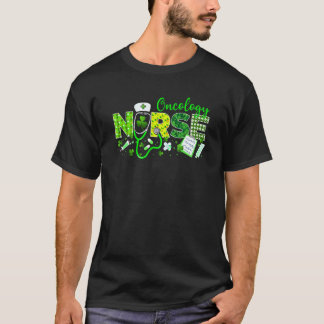 腫瘍看護師 セントパトリックの日 愛 ステethoscope Rn Tシャツ