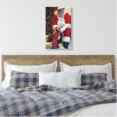 腰が強い最終的にサンタに会うことを得ます キャンバスプリント (インサイチュ (寝室))