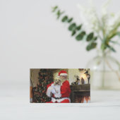 腰が強く、サンタ 名刺 (スタンド正面)