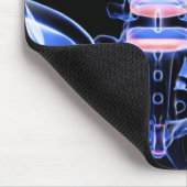 腰の骨 マウスパッド (コーナー)