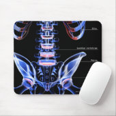 腰の骨 マウスパッド (マウス)