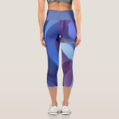 腰の高い カプリレギンス (裏面)