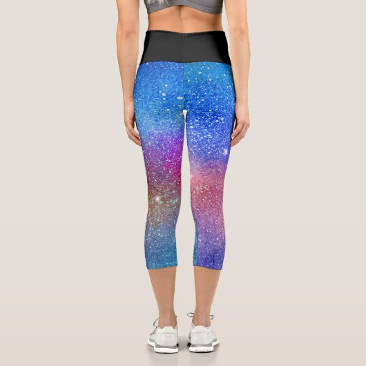 腰の高い カプリレギンス (裏面)