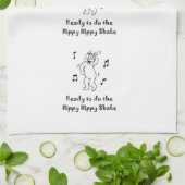 腰回りが大きで腰回りが大きな振動-おもしろいな後お尻の外科 キッチンタオル (折り畳み)