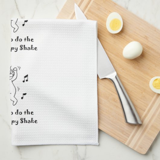 腰回りが大きで腰回りが大きな振動-おもしろいな後お尻の外科 キッチンタオル (四つ折り)