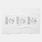 腰回りが大きで腰回りが大きな振動-おもしろいな後お尻の外科 キッチンタオル (横)