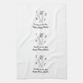 腰回りが大きで腰回りが大きな振動-おもしろいな後お尻の外科 キッチンタオル (縦)