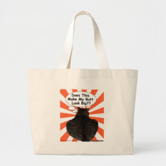 腰回りが大きな子猫はこれをさせます私のお尻の一見を大きくしますか。か。 ラージトートバッグ
