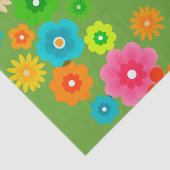 腰回りが大きな平和レトロのカラフルなBohoの上品 薄葉紙 (詳細)