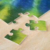 腰回りが大きな平和レトロ60s絞り染め ジグソーパズル (側面)