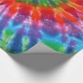 腰回りが大きな平和レトロ60s絞り染め ラッピングペーパー (角)