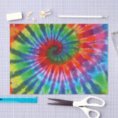 腰回りが大きな平和レトロ60s絞り染め 薄葉紙 (クラフト)