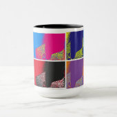 腰掛けのスタイルの足 マグカップ (中央)