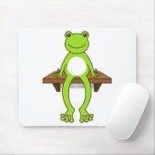 【腰掛けカエル】Sitting frog マウスパッド (マウス)