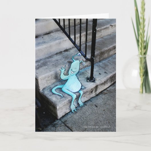 腰掛けナメクジ カード (正面)