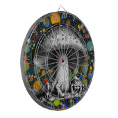 腰掛 ダーツボード (正面左)