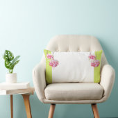 腰枕にエキゾチックな明るい赤紫色 ランバークッション (椅子)