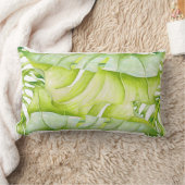 腰枕の葉状の彫刻 ランバークッション (ブランケット)