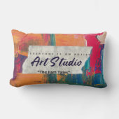 腰枕パーソナライズされた装飾用クッション ランバークッション (正面)