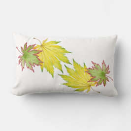 腰枕日本のに楓を描く ランバークッション